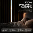 Thumbnail 3 de ANRODUO Golden Brown Velvet Curtains 84 in Blackout Drapes 🪟