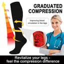 Thumbnail 3 de Aoliks Compression Socks 4 Pairs for Nurses 🧦