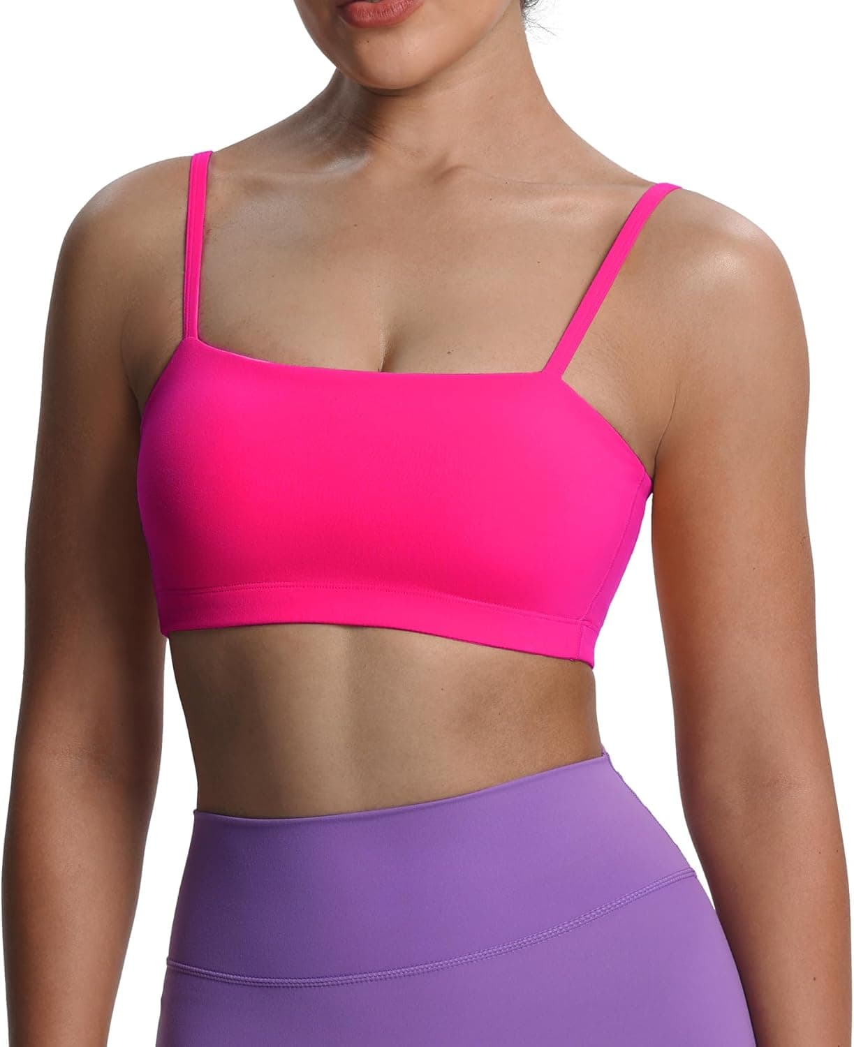 Aoxjox Women's Workout Bandeau Bra for Yoga 🩱