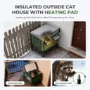 Thumbnail 5 de Apasiri Outdoor Heated Cat House with Insulation 🐱