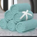 Thumbnail principal de Aqua Teal 13"x13" Wash Cloths 6-Pack 🧴