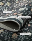 Thumbnail 4 de Area Rugs 8x10 Washable Floral Rug for Living Room 🧶