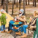 Thumbnail 1 de ARMOR CASTLE Folding Camping Table with 4 Cup Holders 🏕️