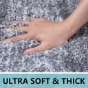 Thumbnail 3 de Arotive Microfiber Bath Rug 47x24 in Grey 🛁