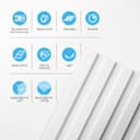 Thumbnail 5 de Art3d Slat Wall Panel 12 tiles, 19.7 in 📐