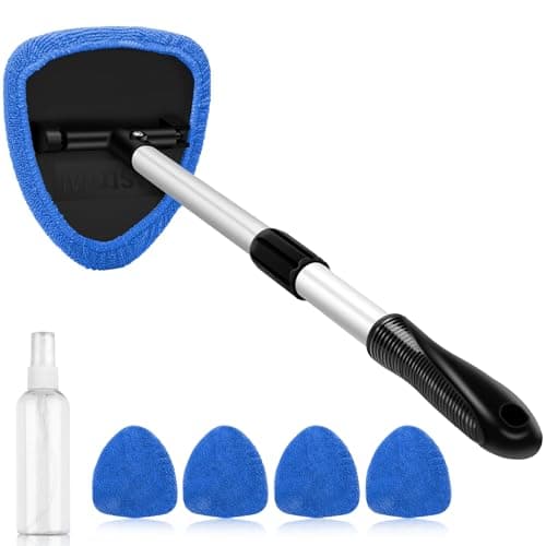 AstroAI Windshield Cleaner with 4 Microfiber Pads 🚗
