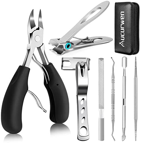 Aucurwen Heavy Duty Toenail Clippers 7pcs ✂️