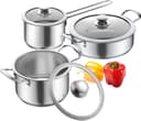Thumbnail principal de Aufranc 6-Piece Stainless Steel Cookware Set 🍳