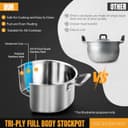 Thumbnail 2 de Aufranc 6-Piece Stainless Steel Cookware Set 🍳