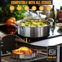 Thumbnail 4 de Aufranc 6-Piece Stainless Steel Cookware Set 🍳
