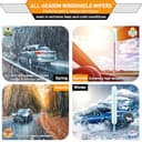 Thumbnail 7 de AUTOBOO 26" + 16" wipers for Subaru Crosstrek 12" rear 🚗