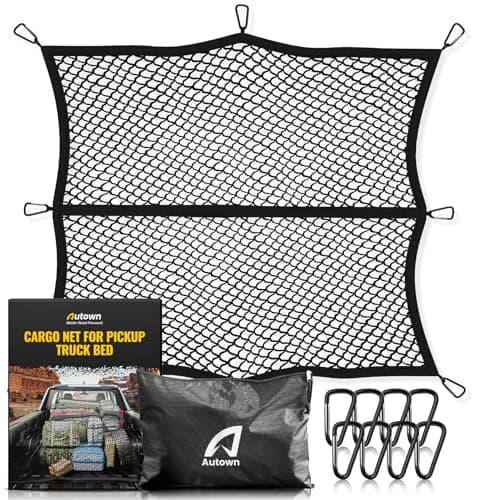 AUTOWN Cargo Net 4'x4'–7'x7' for Truck Bed 🚗
