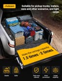 Thumbnail 1 de AUTOWN Cargo Net 4'x4'–7'x7' for Truck Bed 🚗