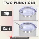 Thumbnail 6 de AUWBON 20oz Tumbler Stainless Steel Travel Mug 📱