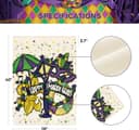 Thumbnail 4 de AVOIN Happy Mardi Gras Garden Flag 12x18 in. 🎉