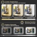 Thumbnail 3 de AWANDEE 20x28 Inch LED Bathroom Mirror with Lights 🪞