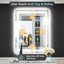 Thumbnail 4 de AWANDEE 20x28 Inch LED Bathroom Mirror with Lights 🪞