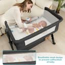 Thumbnail 5 de Baby Bassinet 3-in-1 Bedside Sleeper with Wheels 👶