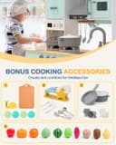 Thumbnail 3 de Babytronic Wooden Play Kitchen Set for Ages 3+ 🍽️