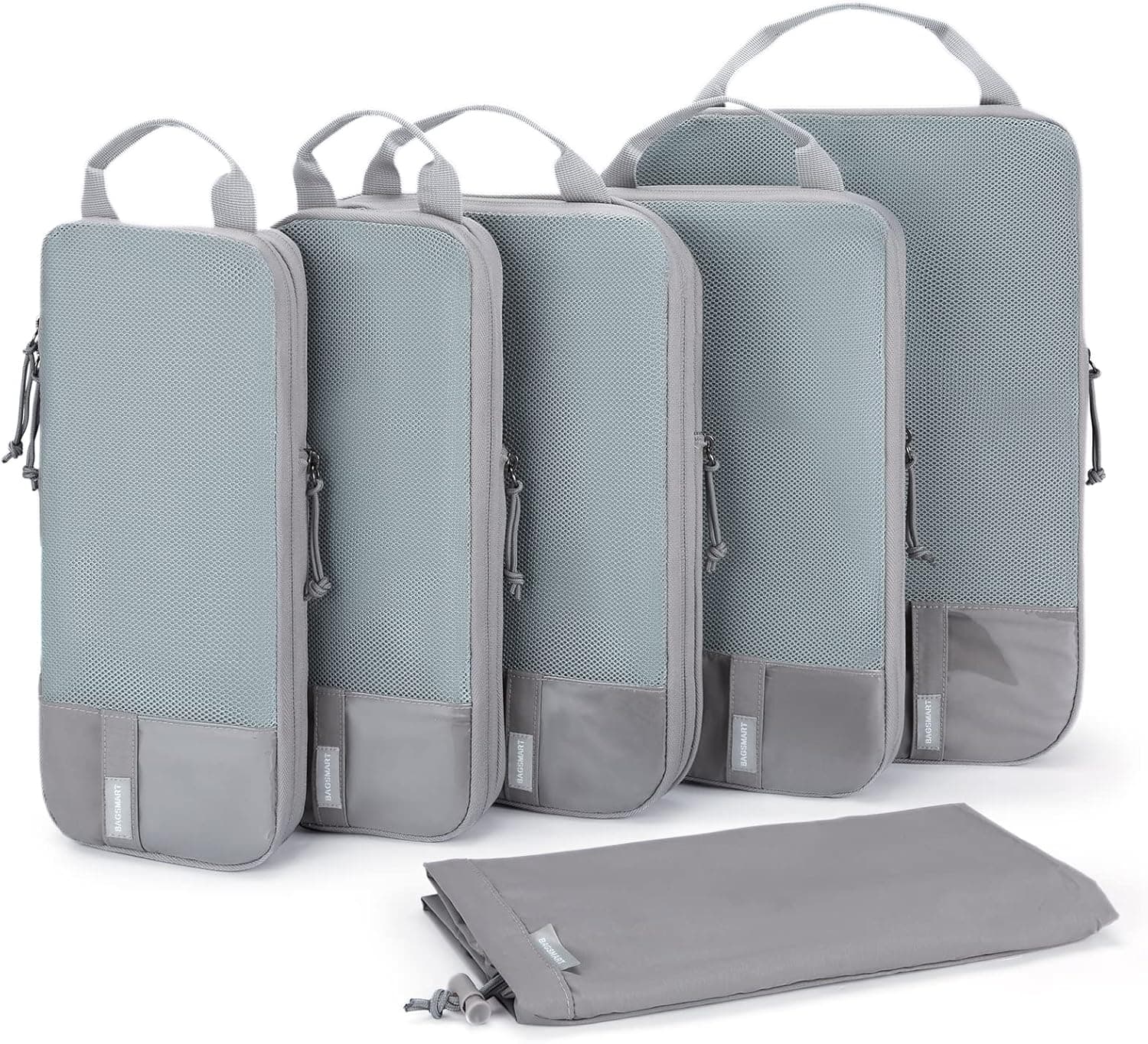 BAGSMART Compression Packing Cubes 6-piece 🧳