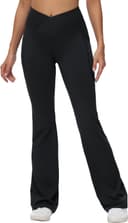 Thumbnail principal de baleaf V Crossover Flare Leggings with Pockets 🩳