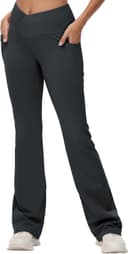 Thumbnail 2 de baleaf V Crossover Flare Leggings with Pockets 🩳