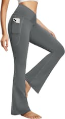 Thumbnail 6 de baleaf V Crossover Flare Leggings with Pockets 🩳