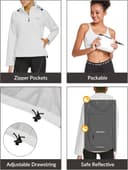 Thumbnail 5 de baleaf Women's Rain Jacket Waterproof Hooded Packable 🧥