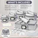 Thumbnail 2 de BALEINE China Storage Plate & Mug Organizer 🧳