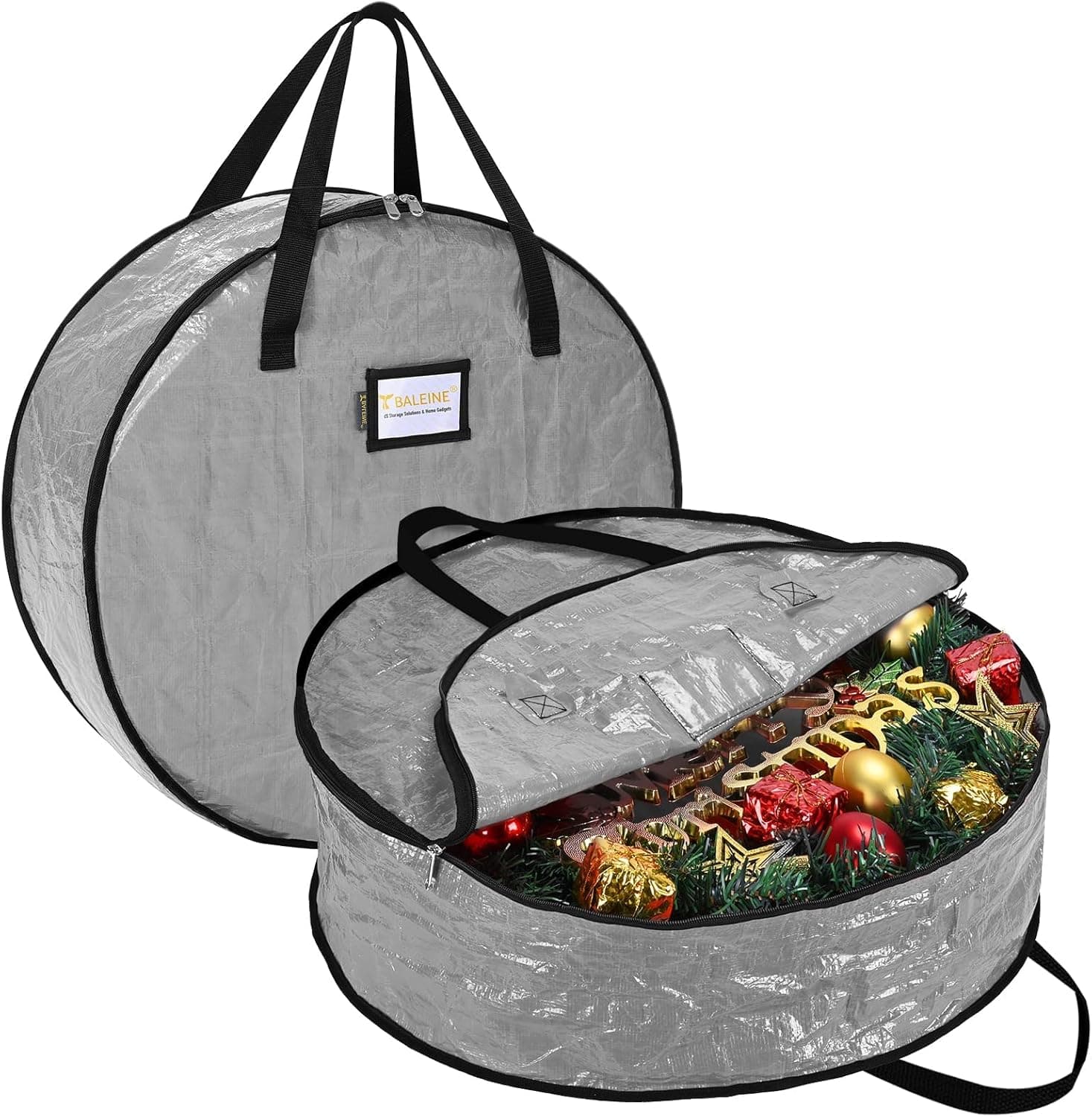 BALEINE Wreath Storage Container 24"x8" 🎁