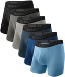 Thumbnail 2 de BAMBOO COOL Boxer Briefs 6-Pack breathable comfort 🩲