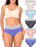 Thumbnail principal de BAMBOO COOL Women's High-Waisted Briefs 5-Pack 🩲