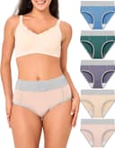 Thumbnail 1 de BAMBOO COOL Women's High-Waisted Briefs 5-Pack 🩲