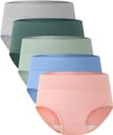 Thumbnail 2 de BAMBOO COOL Women's High-Waisted Briefs 5-Pack 🩲