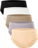 Thumbnail 5 de BAMBOO COOL Womens Underwear Moisture-Wicking Briefs 5-Pack 👙