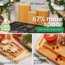 Thumbnail 4 de Bamboo Cutting Boards Set of 3 ⚙️