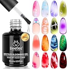 Beetles Blooming Gel 15ml nail polish for marble effect 💅