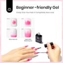 Thumbnail 2 de Beetles Blooming Gel nail polish clear for nail art 💅