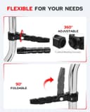Thumbnail 2 de Benlari CNC Highway Pegs 1in Stainless Steel 🏍️