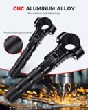 Thumbnail 3 de Benlari CNC Highway Pegs 1in Stainless Steel 🏍️