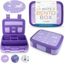 Thumbnail principal de Bento Box Lunch Box for Toddlers 5-Section Purple Unicorn 🥡