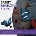 Thumbnail 2 de Bess Bridal Dog Life Jacket XS — Shark vest for swimming 🐶