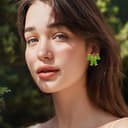 Thumbnail 5 de Black Bow Stud Earrings dainty hypoallergenic jewelry 💍