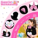 Thumbnail 2 de Black Unicorn Cat Plush 11" stuffed toy 🧸