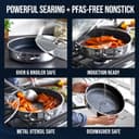 Thumbnail 2 de Blue Diamond Hybrid 4QT Saute Pan — Nonstick Cookware 🍳