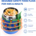 Thumbnail 4 de Blue-dinosaur 10oz Insulated Food Jar for Kids 🍱