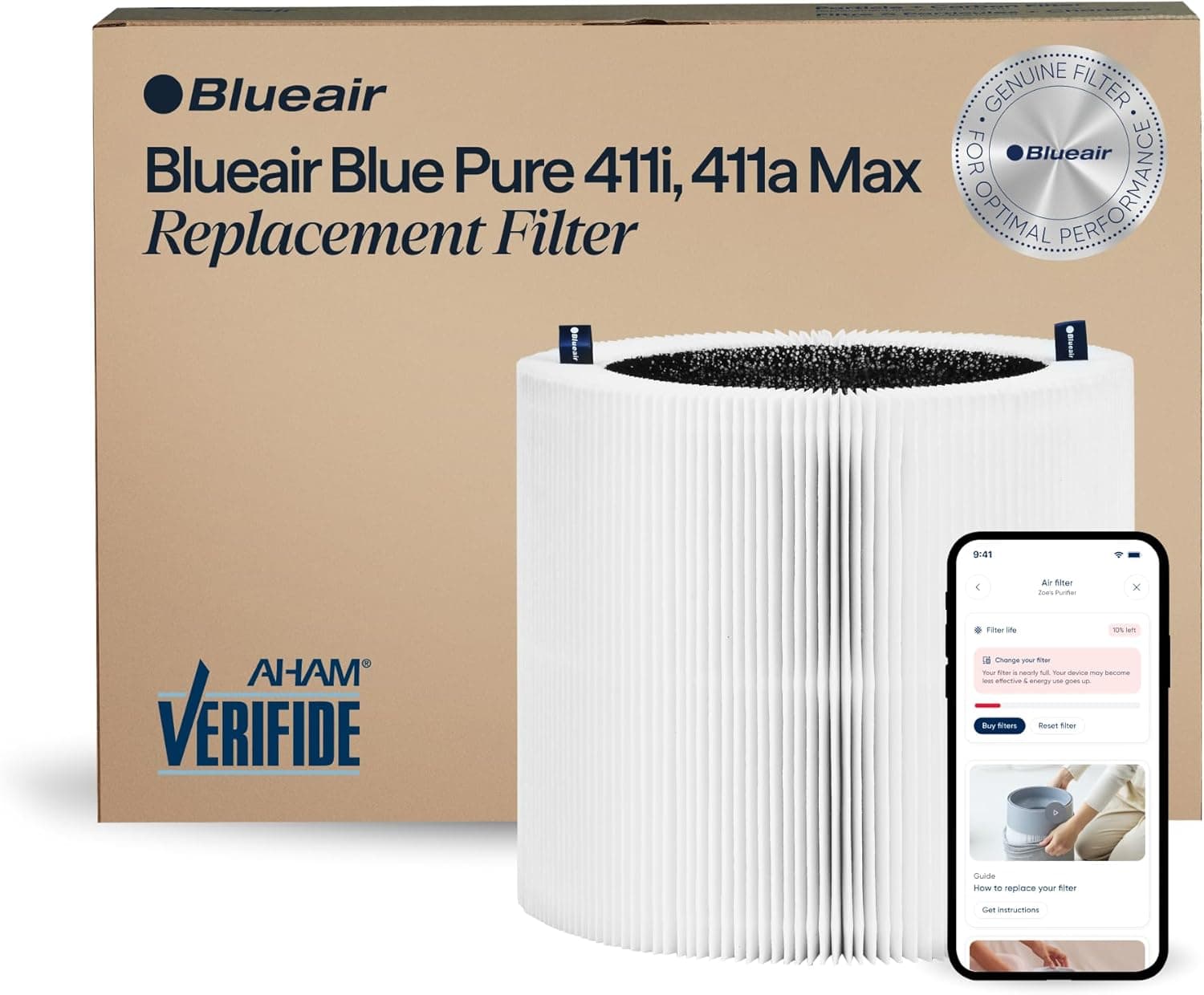 BLUEAIR Genuine Filter for Blue Pure 411i Max and 411a Max 🧼📦's?