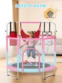 Thumbnail 1 de BLUERISE 60" Trampoline for Kids with Hoop 🏀🧸