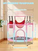 Thumbnail 5 de BLUERISE 60" Trampoline for Kids with Hoop 🏀🧸