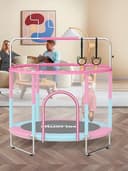 Thumbnail 8 de BLUERISE 60" Trampoline for Kids with Hoop 🏀🧸